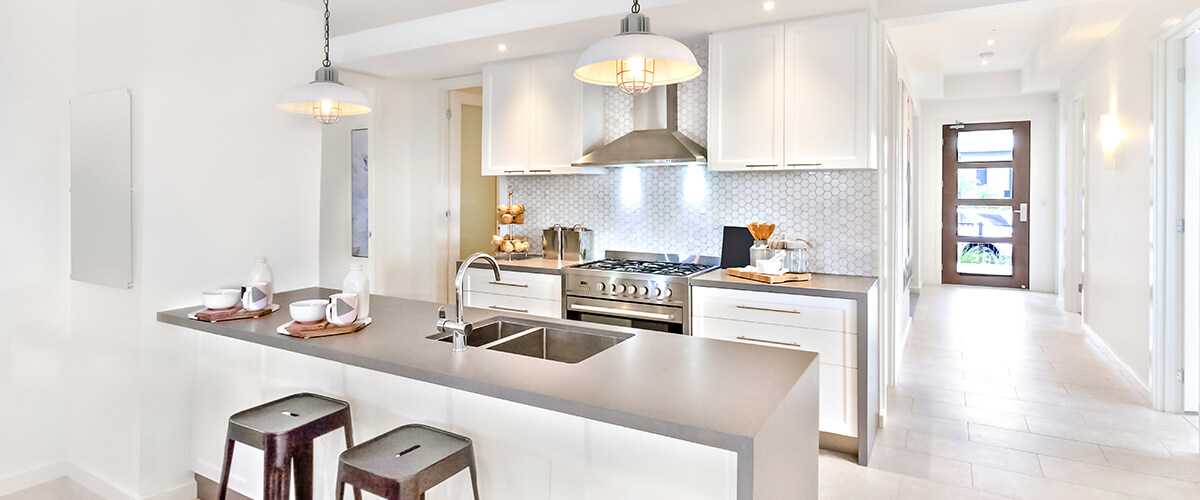 White modern kitchen