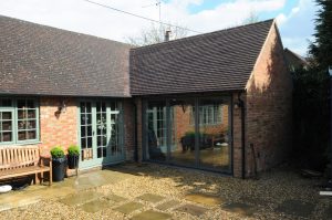 stables cottage bifoldin doors closed