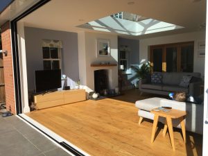 inside stunning extension