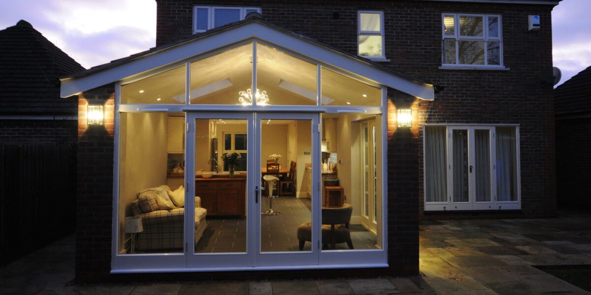 View Of Kitchen Extension From Outside